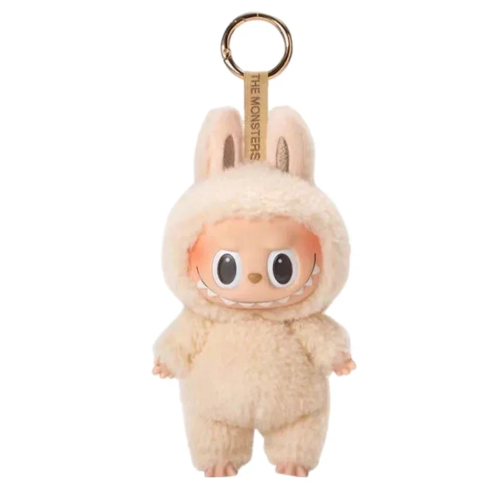 Cute Labubu Plush Doll Keychain The Monsters Box Toy New Vinyl Doll Kawaii Backpack Pendant Decoration and Protective Case Gifts