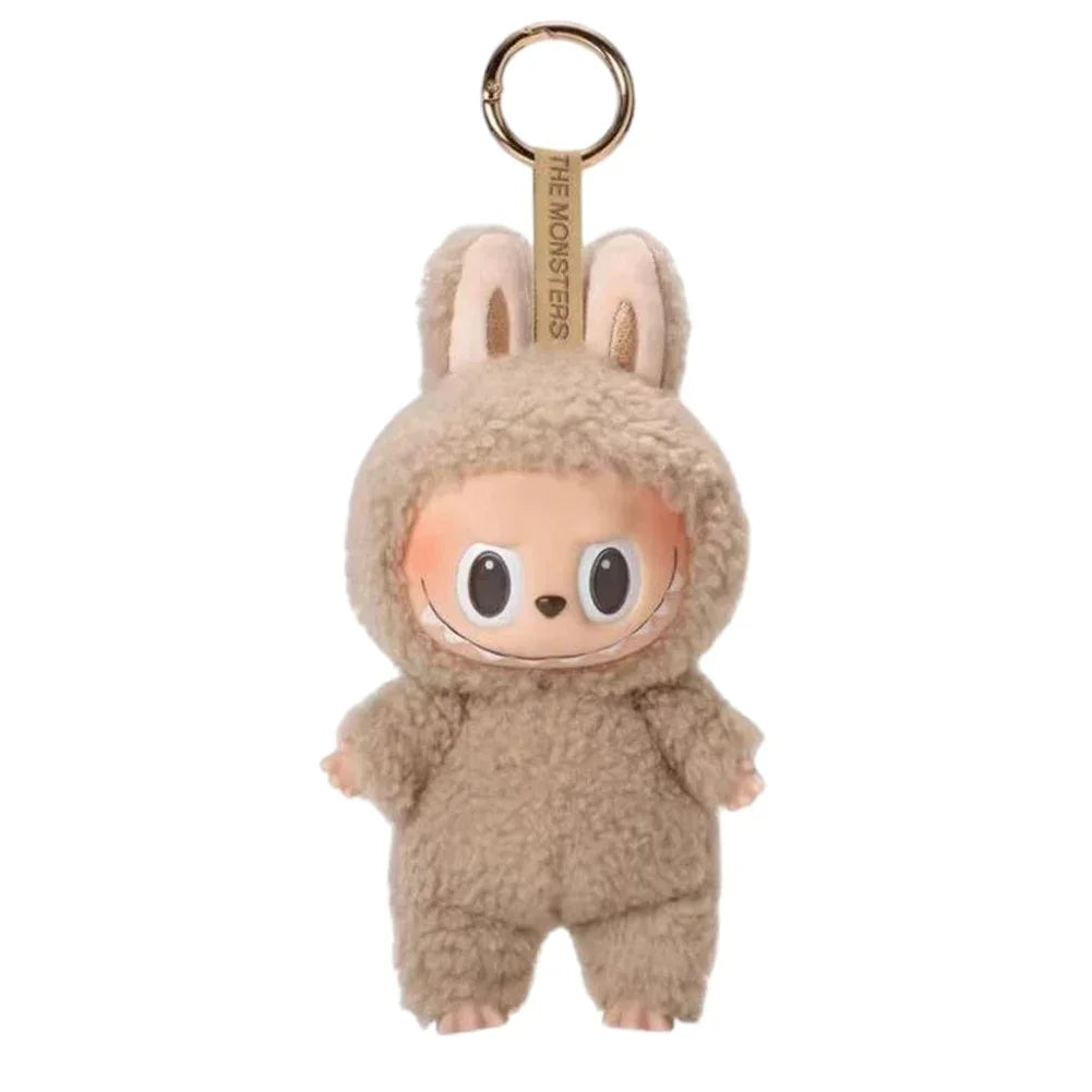 Cute Labubu Plush Doll Keychain The Monsters Box Toy New Vinyl Doll Kawaii Backpack Pendant Decoration and Protective Case Gifts