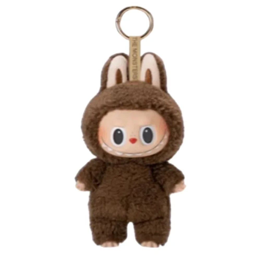 Cute Labubu Plush Doll Keychain The Monsters Box Toy New Vinyl Doll Kawaii Backpack Pendant Decoration and Protective Case Gifts