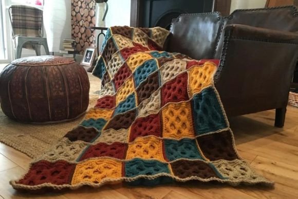 The Flower of Barcelona Blanket