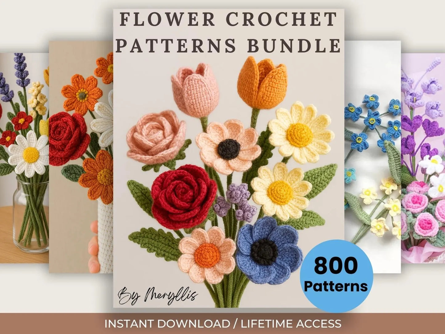(2400+Patterns)🧶✨ The Ultimate Crochet Pattern Mega Bundle – Every Product from the Store in One Exclusive Offer! 💥🧶
