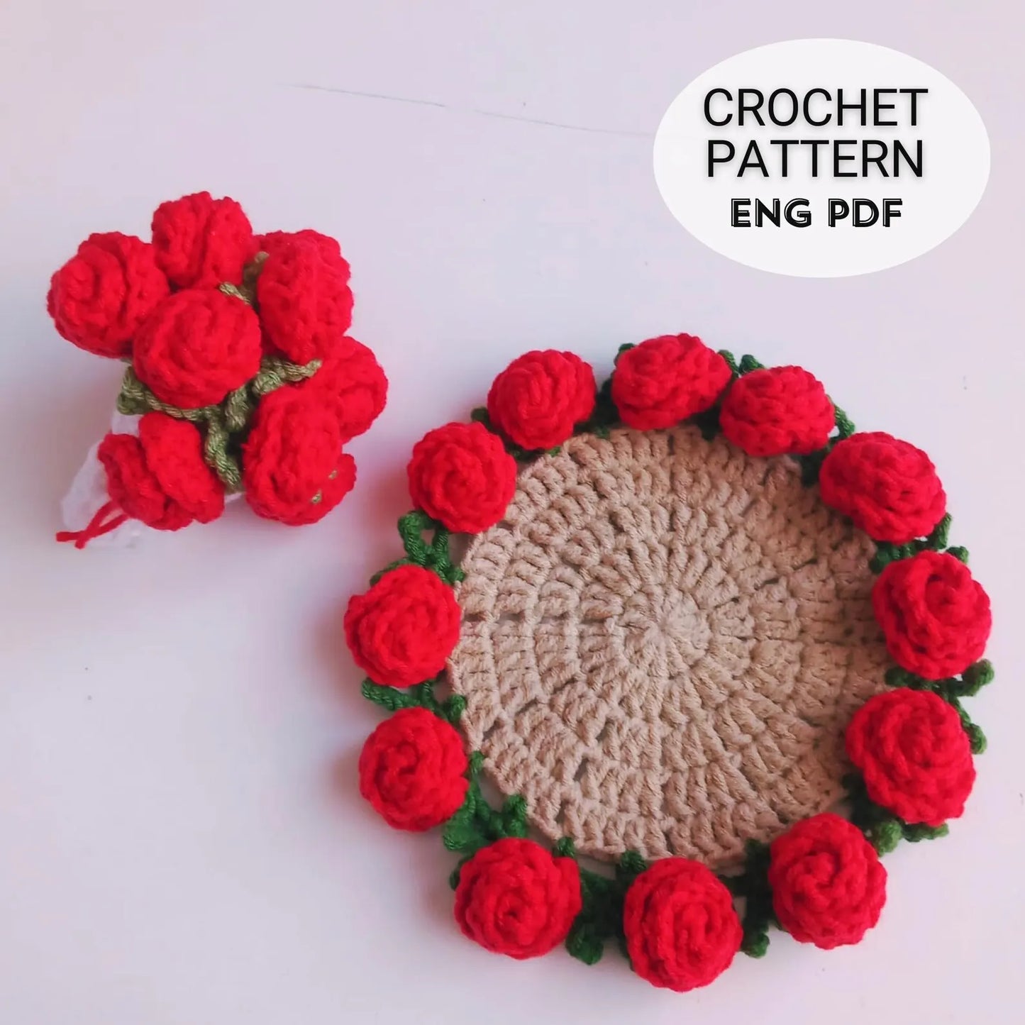 πΈ Flower Pot Coaster Set Pattern β DIY Crochet Floral Coasters πΌ | Beginner-Friendly Home Decor π‘ | Perfect for Motherβs Day π or Housewarming π | Includes Video Tutorial π₯