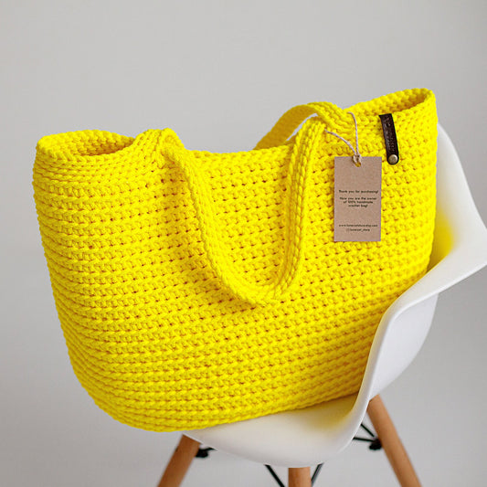 👜 Crochet Bag Pattern – XXL Size Tote 🧶 | Stylish Crochet Handbag 🧵 | PDF Pattern Download 📄 | Perfect for Everyday Use & Handmade Gifts 🎁
