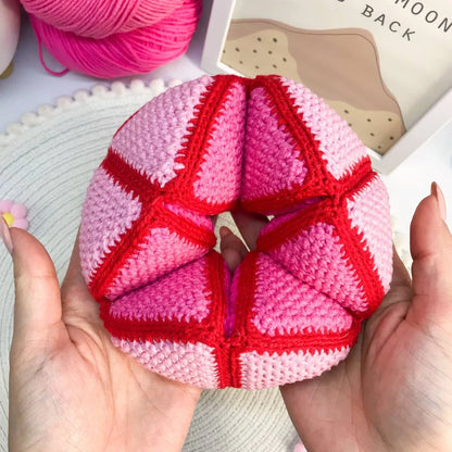 PDF Crochet Pattern 🧶 | ADHD Fidget Toy 🌈 | Montessori Sensory Toy 👶 | Anti-Stress Spinner 😌 | Adult Stim Toy 🌀 | Crochet Flexagon 🔁 | Educational Hexaflexagon Toy 📚