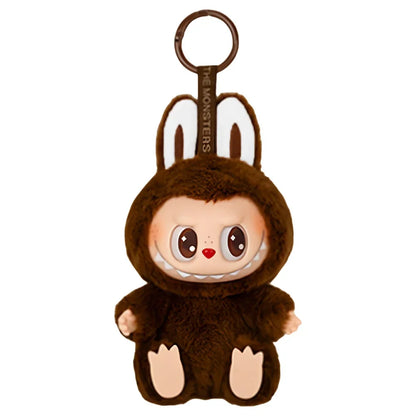 Cute Labubu Plush Doll Keychain The Monsters Box Toy New Vinyl Doll Kawaii Backpack Pendant Decoration and Protective Case Gifts