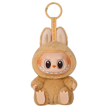 Cute Labubu Plush Doll Keychain The Monsters Box Toy New Vinyl Doll Kawaii Backpack Pendant Decoration and Protective Case Gifts