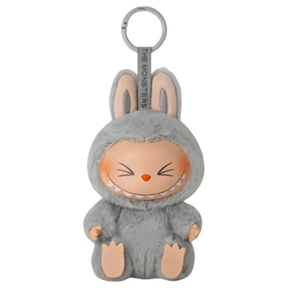 Cute Labubu Plush Doll Keychain The Monsters Box Toy New Vinyl Doll Kawaii Backpack Pendant Decoration and Protective Case Gifts