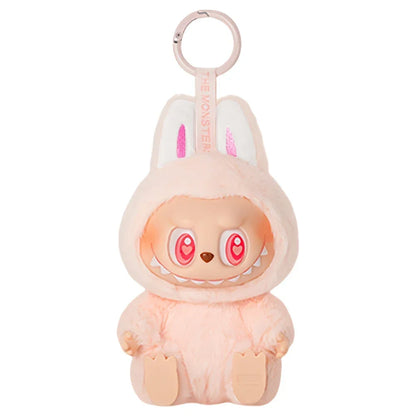 Cute Labubu Plush Doll Keychain The Monsters Box Toy New Vinyl Doll Kawaii Backpack Pendant Decoration and Protective Case Gifts