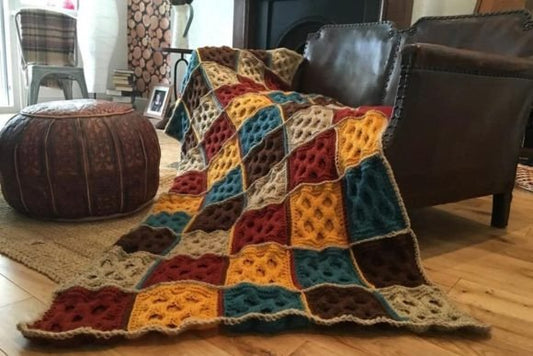 The Flower of Barcelona Blanket
