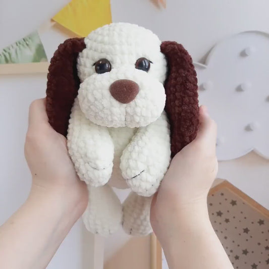 🧶 Crochet Puppy 🐶 Crochet PATTERN Dog – Amigurumi Tutorial PDF (English) 📄 | Pattern | 🎄 Christmas Gift | 👶 Baby Shower Idea | 📥 Instant Download